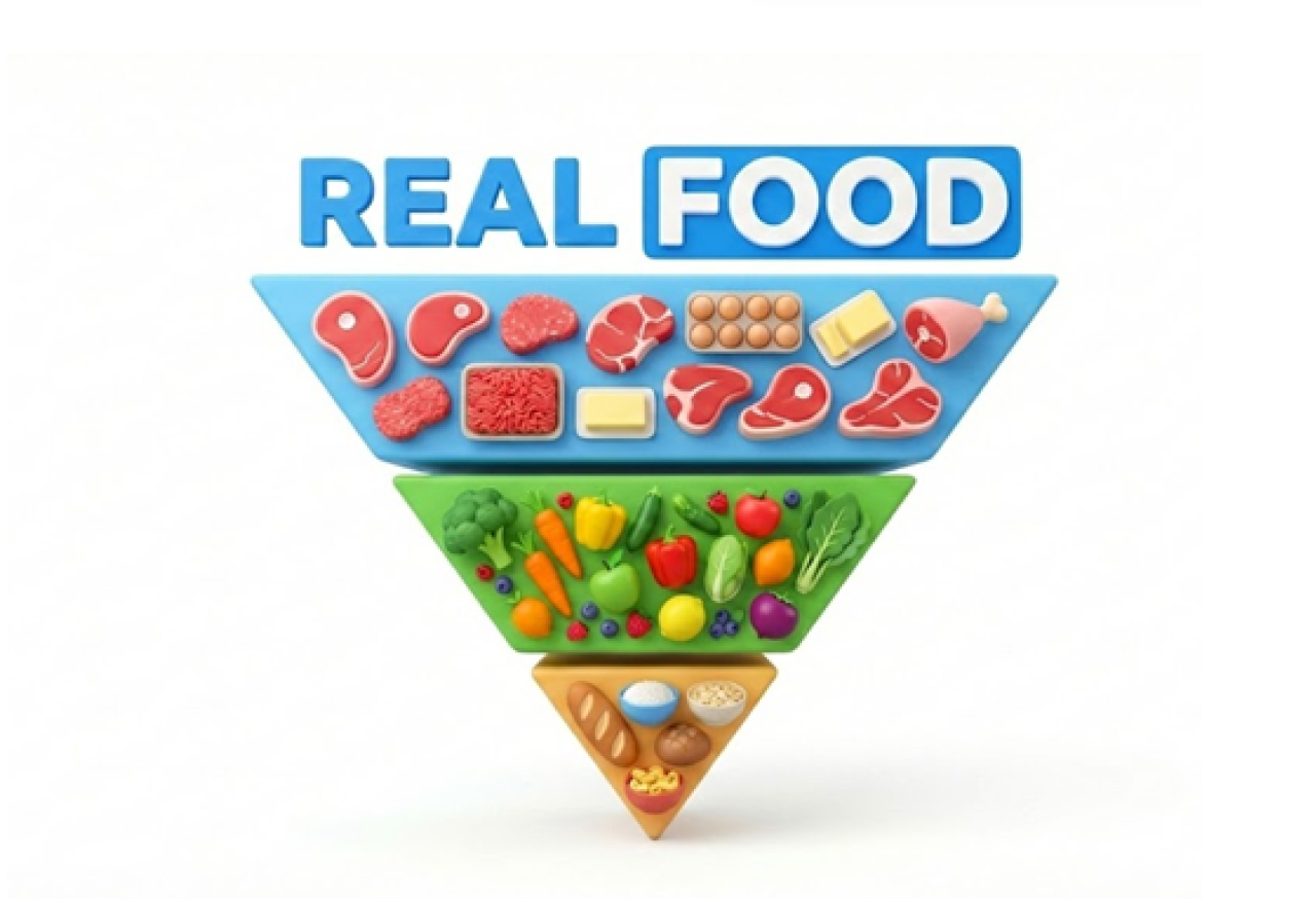 פירמידת המזון החדשה 2026: תמצית המדריך למהפך התזונתי האמריקאי