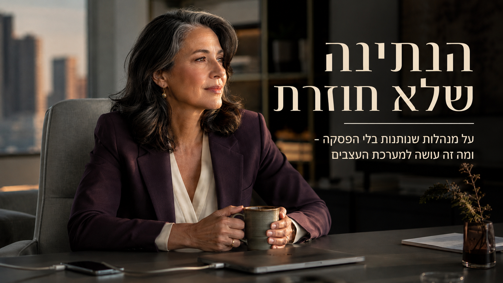הנתינה שלא חוזרת: שחיקת מנהלות ומערכת העצבים